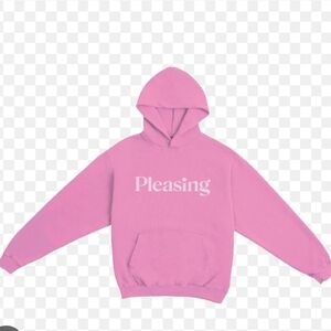 PLEASING Original Pink Hoodie Size L